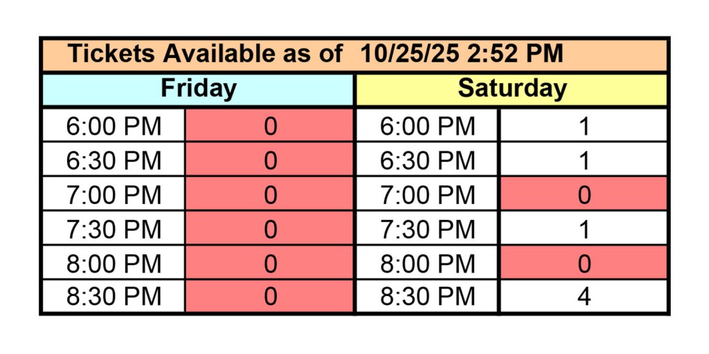 2025 Ticket Website Calculator.xls