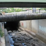 36 - Chuctanunda Creek exiting from Beneath Bank Building